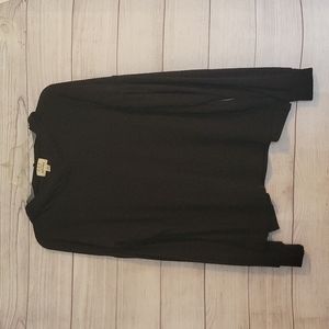 3/$30 -NWOT PST Black hooded long sleeve pullover top - Size SM
